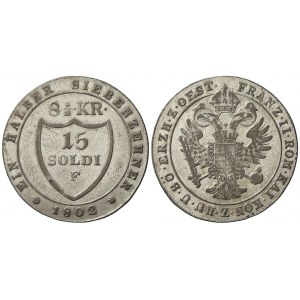 15 soldi / 8 1/2 krejcar/ 1802 F
