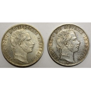 Zlatník 1860 A bez tečky a s tečkou za REX