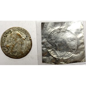 1/6 tolaru 1770 B ( DOBOVÝ PADĚLEK ) - dobový otisk mince na folii pro srovnání