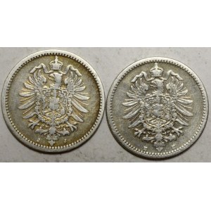 50 pfennig 1876 D, J