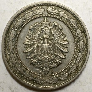20 pfennig 1888 A