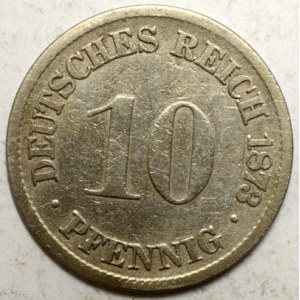 10 pfennig 1873 F
