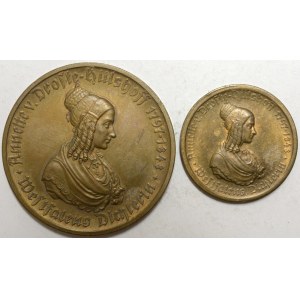 100 M, 500 M 1923 von Droste, bronz