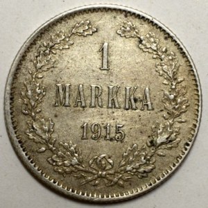 1 markka 1915 S. KM-3.2