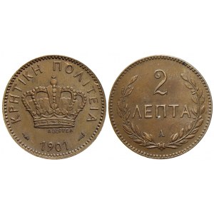 2 lepta 1901,  lesklá