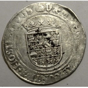 Španělské Nizozemí, Karel V. (1506-55),  1/2 real b.l. nedor., úzký štít