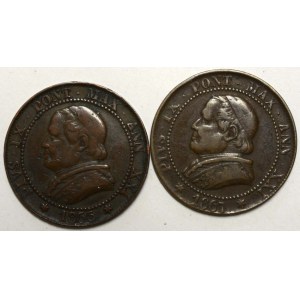 1 soldo 1866 (dr. úhozy), 1 soldo 1867. K M-1372.2