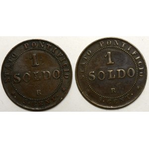 1 soldo 1866 (dr. úhozy), 1 soldo 1867. K M-1372.2