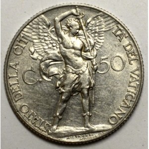 50 centesimi 1939,  skvrnky