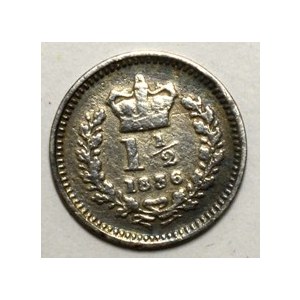 Vilém IV. (1830-37). 1 1/2 pence 1836. KM-719