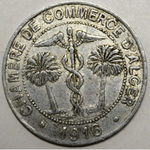 10 centimes 1916 Al ( chamber of commerce Alger ). KM-TnA5