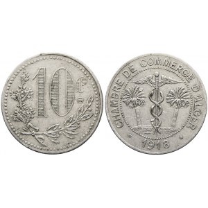 10 centimes 1918 Al ( chamber of commerce Alger ). KM-TnA5