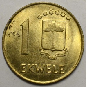 Rovníková Guinea,  1 ekwele 1980, KM-50