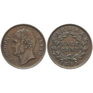 1/2 cent 1863. KM-2