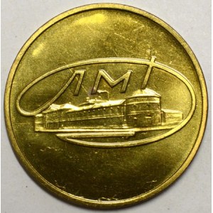 Rusko - SSSR.  Žeton mincovny v Leningradě b.l. Mosaz 23 mm