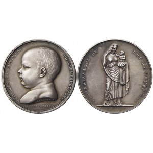 Narození římského krále 1811 Napoleona Františka Josefa 1811. Dětský portrét, opis, datum ...