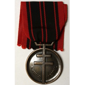 Francie.  Medaile odporu Patria mon immenor 18.6.1940. Bronz, stuha