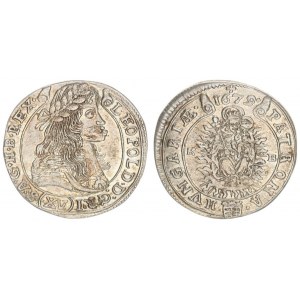 Austria Hungary 15 Krajczar 1679 KB Kremnica. Leopold I(1657-1705). Averse...