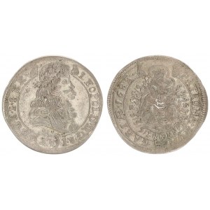 Austria Hungary 15 Krajczar 1685 KB Kremnica. Leopold I(1657-1705). Averse...