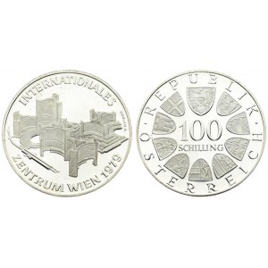 Austria 100 Schilling 1979 Averse: Value within circle of shields. Reverse...