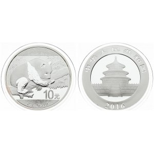 China 10 Yuan 2016 120th Anniversary of Shenyang Mint. Averse: Temple of Heaven inside circle...