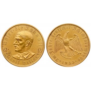 Germany Third Reich Medal 1933. Adolf Hitler (1889-1945). Medal (1933). By O. Glöckler...