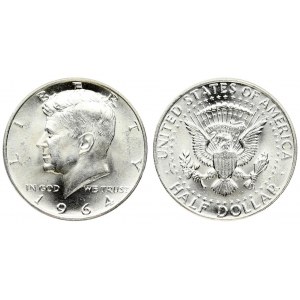 USA ½ Dollar 1964  Kennedy Half Dollar  Philadelphia. Averse: Portrait of John F...