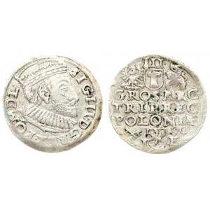 Poland 3 Groszy 1590 Sigismund III Vasa (1587-1632). Crown coins. Poznan...
