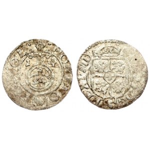 Poland 1/24 Thaler 1614 Sigismund III Vasa (1587-1632). Averse: Crowned shield. Reverse...