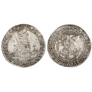 Poland 1 Thaler 1633 II Bydgoszcz. Wadislaus IV(1633-1648). Averse: King...