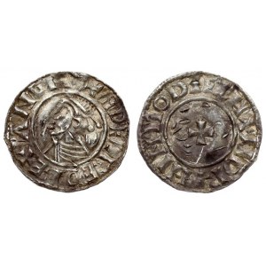Great Britain British Anglo-Saxon 1 Penny (978) Kings of Wessex. Aethelred II(978-1016)...