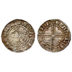 Great Britain 1 Penny (1017). Cnut (1016-1035). Penny; um (1017-1023). Cambridge. Quatrefoil type...