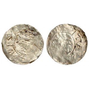 Germany SPEYER 1 Denar (1039). Henry III (1039–56). Imperial mint. Av: Crowned bust facing. Rev...