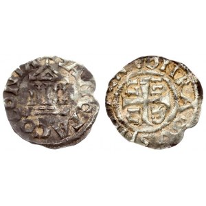 Germany COLOGNE 1 Denar (1027) Pilgrim and Emperor Konrad II(1027-1036). Av: + [CHV...