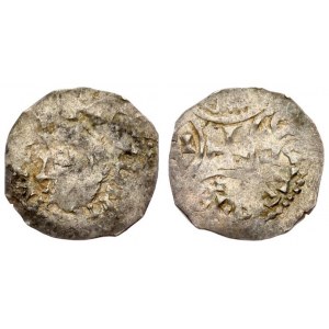 Liege 1 Denar (1046). Henry III (1046-56)  Imperial mint. Av: Head. with pointed nose; left...