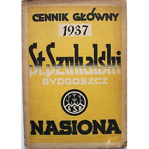 CENNIK GŁÓWNY 1937 St. SZUKALSKI BYDGOSZCZ. NASIONA