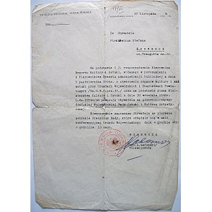 WOJEWODA GDAŃSKI. Gdańsk, dnia 27 listopada 1946. Do Obywatela Firkowicza Stefana Wrzeszcz ul