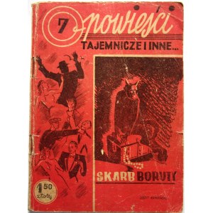 KRYSIŃSKI JÓZEF. Skarb Boruty. W-wa 1942. Wyd. Polskie Sp. Z. O. O. Druk. B. Matuszewskiego. Format 12/17 cm