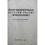 [GAJEWSKI STEFAN]. Czesław Buniewski - pseudonim. Kulisy dwudziestolecia dziejów Polski wskrzeszonej. Przez [