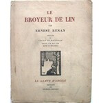 RENAN ERNEST. Le Broyeur de Lin. Par [...]. Dessins de Lucien de Maleville