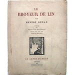 RENAN ERNEST. Le Broyeur de Lin. Par [...]. Dessins de Lucien de Maleville