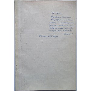 BERGER JAN. Dzieje Grochowa do 1916 r. Fragment z VI Rocznika Warszawskiego. W-wa 1967. Format 16/24 cm. Str