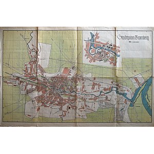 [BYDGOSZCZ]. Stadtplan Bromberg. Bromberg [Lata 30-te XX w. ] Verlag A. Dittmann G. m. b. H. Skala 1 : 25 000