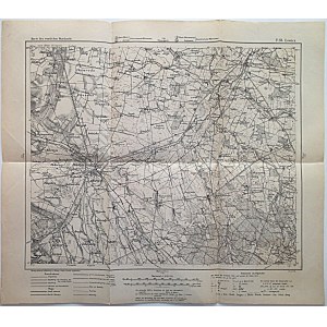 ŁOWICZ. F 33. Karte des westlichen Russlands. [Berlin] 1914. Wyd. Kartographische Abteilung d. Königl. Preuss