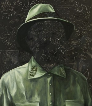 Dawid Czycz, Portret zielony, 2017