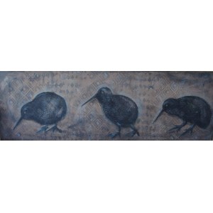 Małgorzata Chołda (ur. 1980), Three Walking Kiwis, 2020