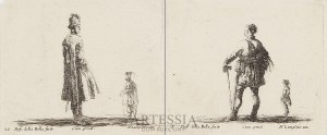 Stefano Della Bella (1610-1667), Dwie grafiki - Polska szlachta, ok. poł. XVII w.