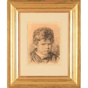 Fałat Julian (1853-1929) Portret chłopca