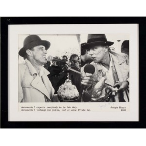 Beuys Joseph (1921-1986) Documenta 7 expects everybody to do his duty