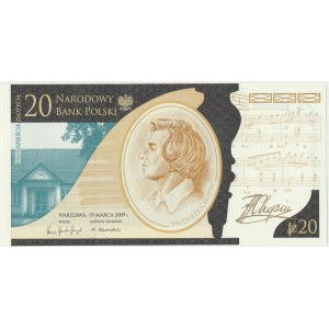 20 złotych 2010 - Fryderyk Chopin